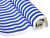 ST Krep leter 50x200cm blue stripes