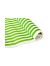 ST Krep leter 50x200cm white/green stripes