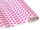 ST Krep leter 50x200cm white/pink