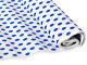 ST Krep leter 50x200cm white/blue