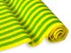 ST Krep leter 50x200cm yellow/green stripes