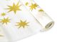 ST Krep leter 50x200cm white/gold stars