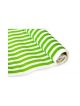 ST Krep leter 50x200cm white/green stripes